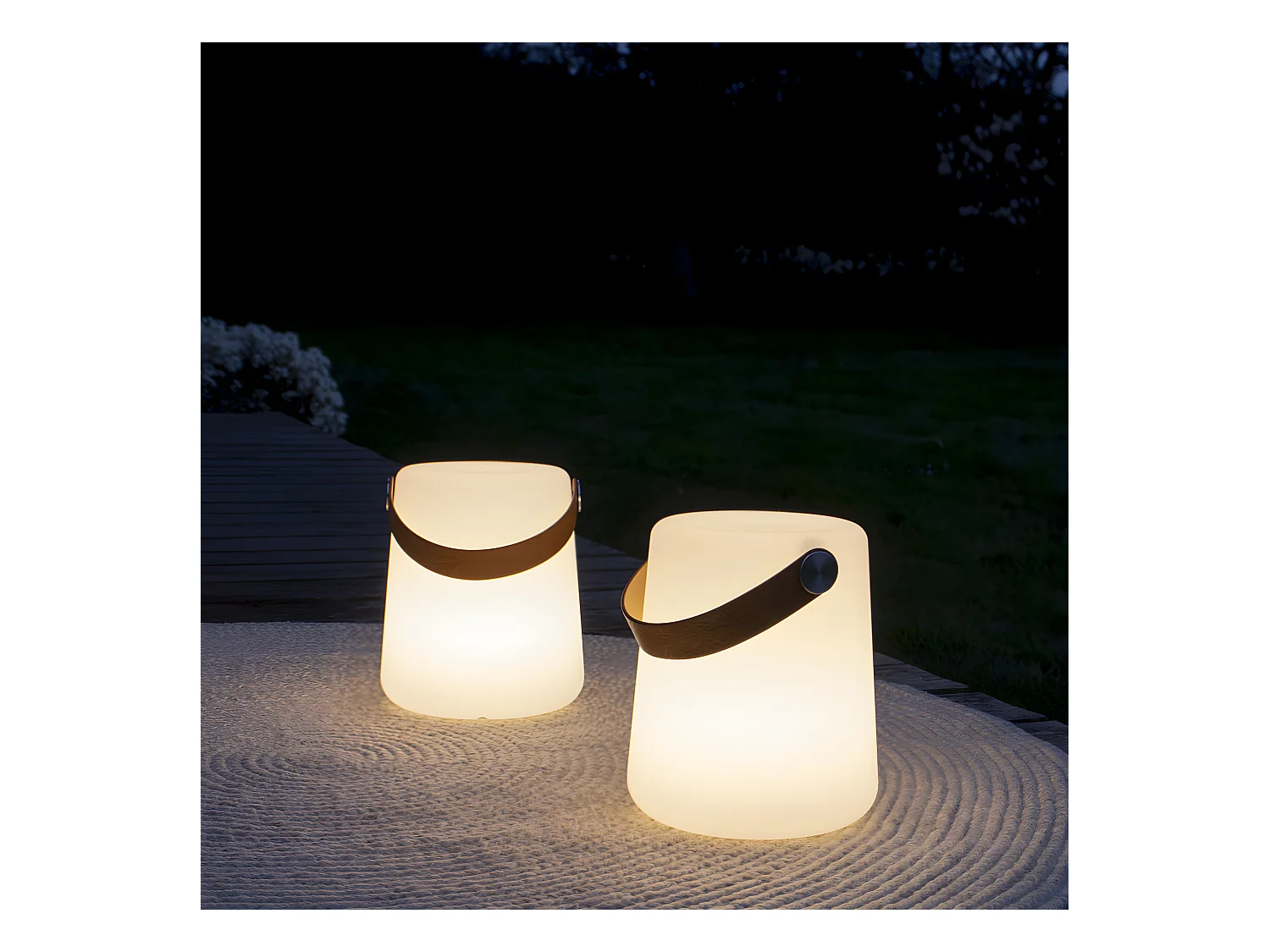 Bristol - Lampe à poser d'extérieur rechargeable - Couleur - Blanc