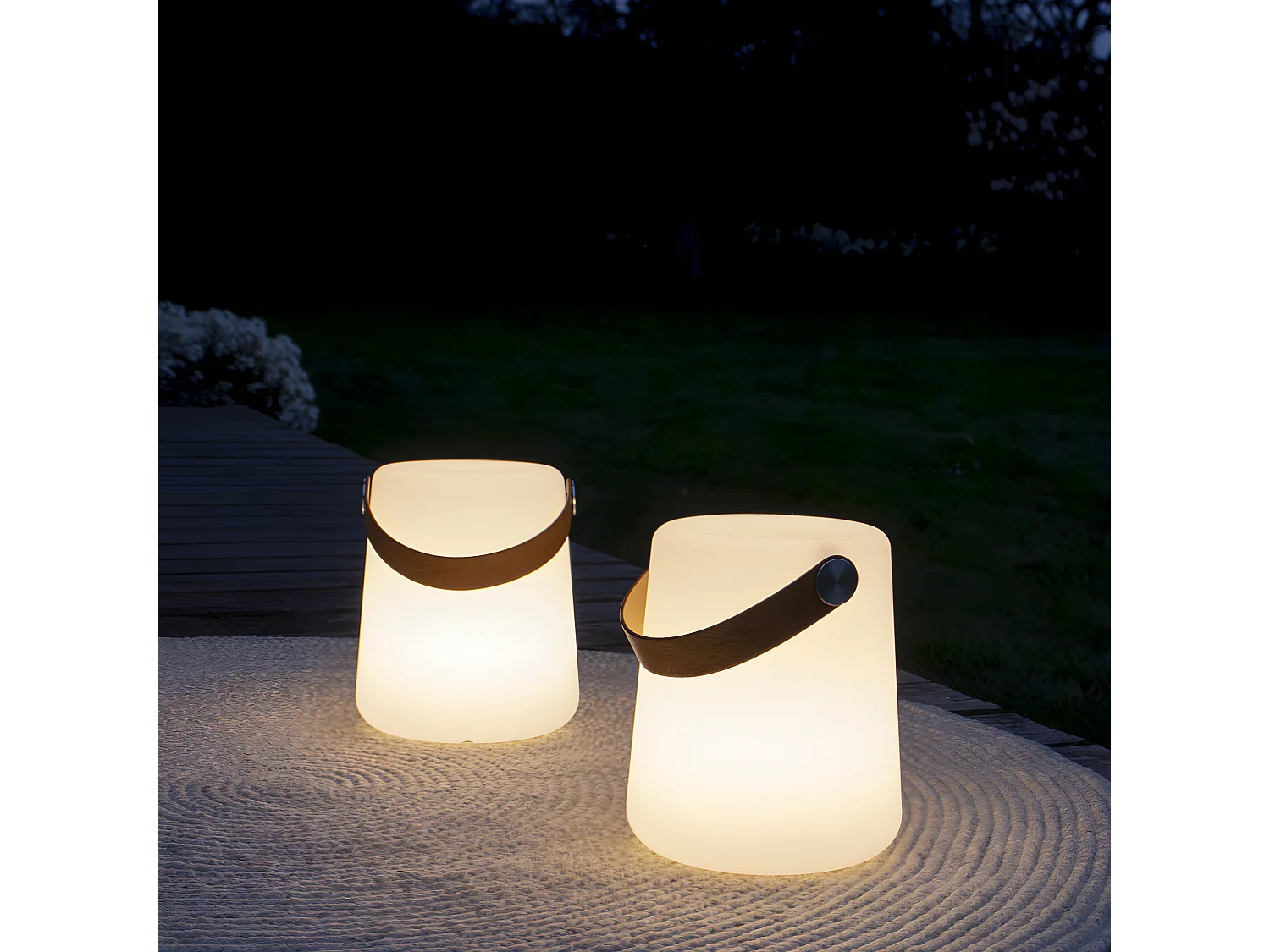 Bristol lamp LED oplaadbaar wit.