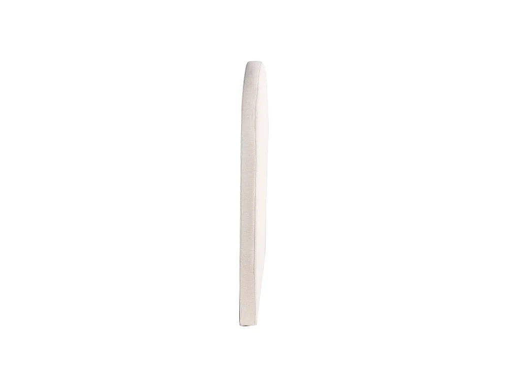 Noussa - Tête de lit en coton et lin demi-lune L170cm - Naturel