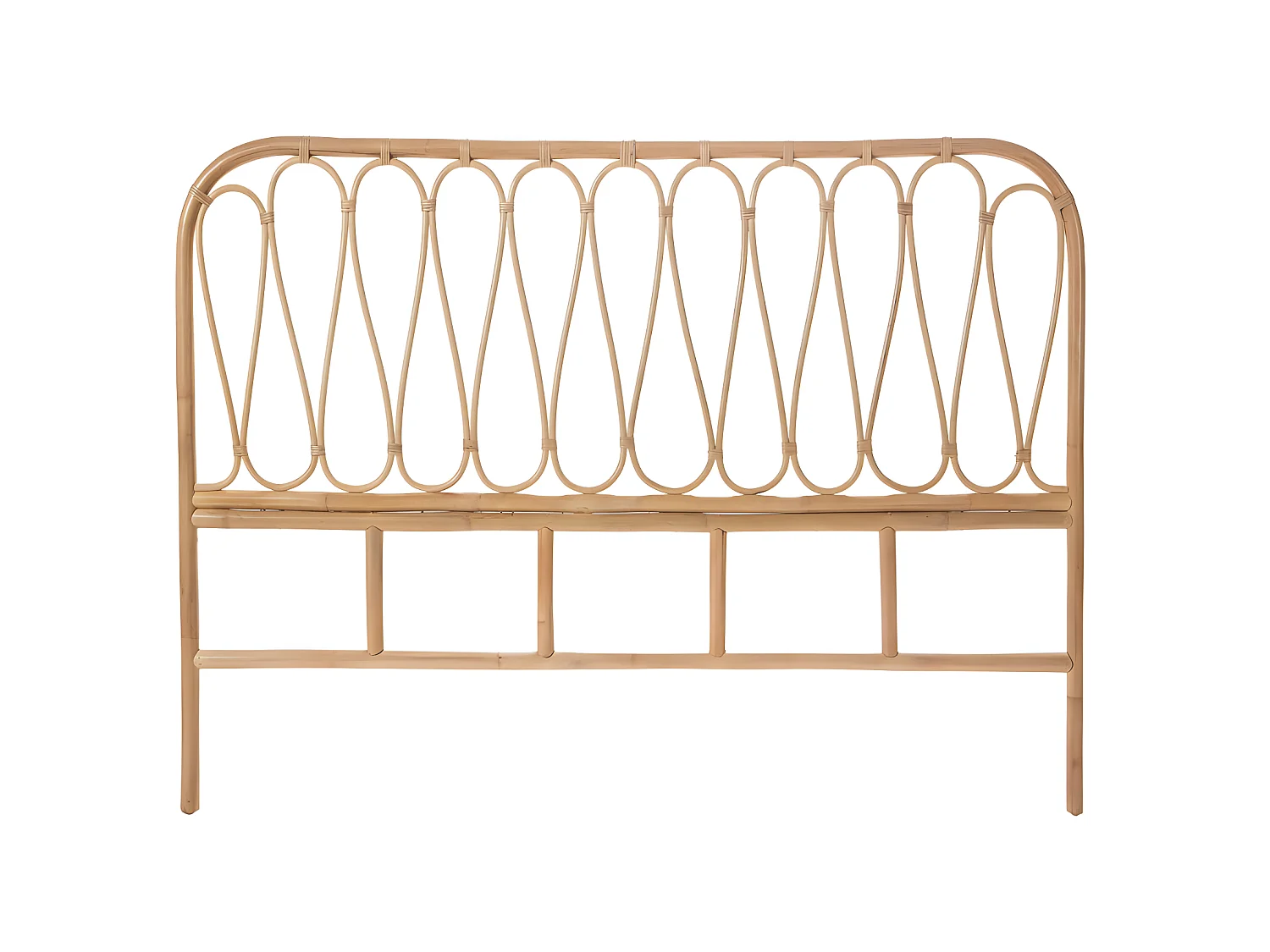 Atilan - Tête de lit en rotin 148cm - Naturel