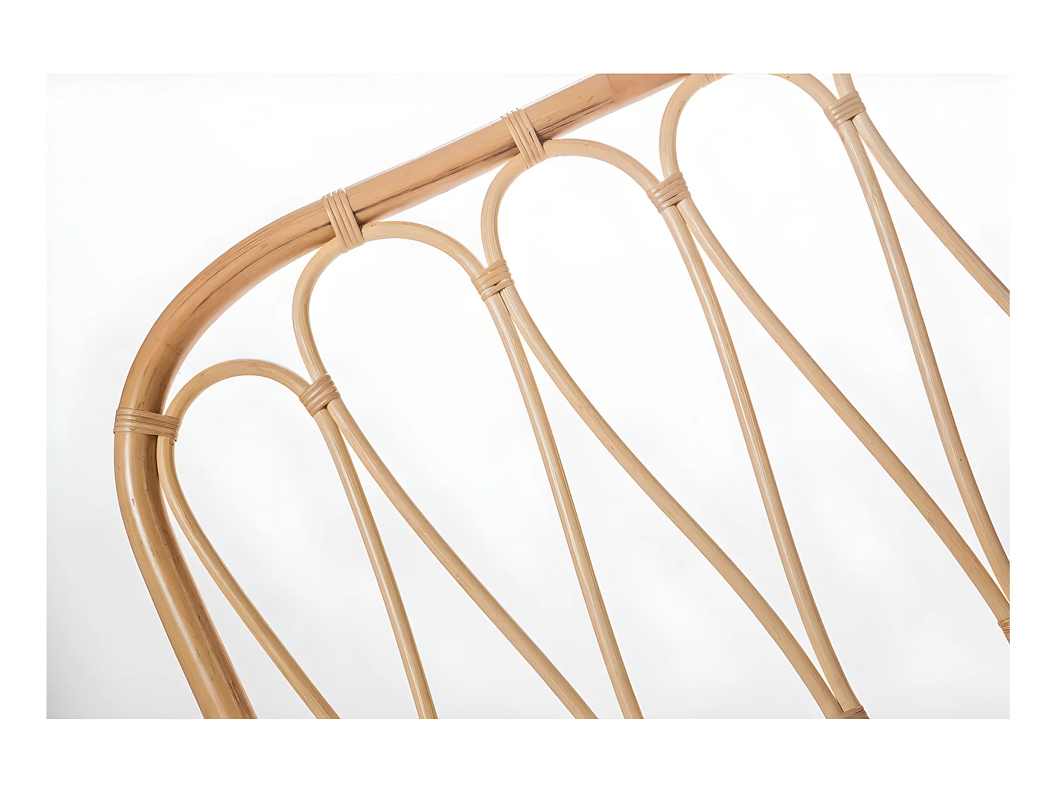 Atilan - Tête de lit en rotin 148cm - Naturel