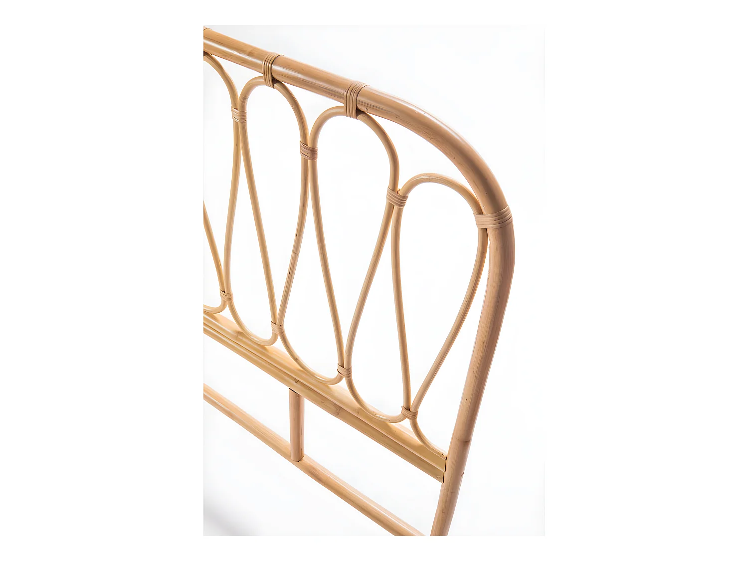 Atilan - Tête de lit en rotin 148cm - Naturel