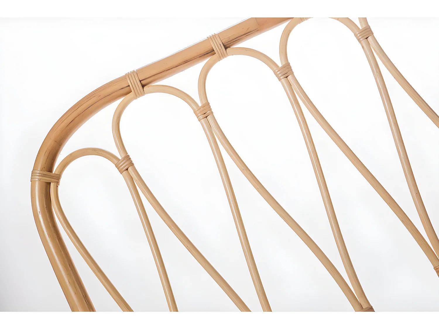 Atilan - Tête de lit en rotin 148cm - Naturel