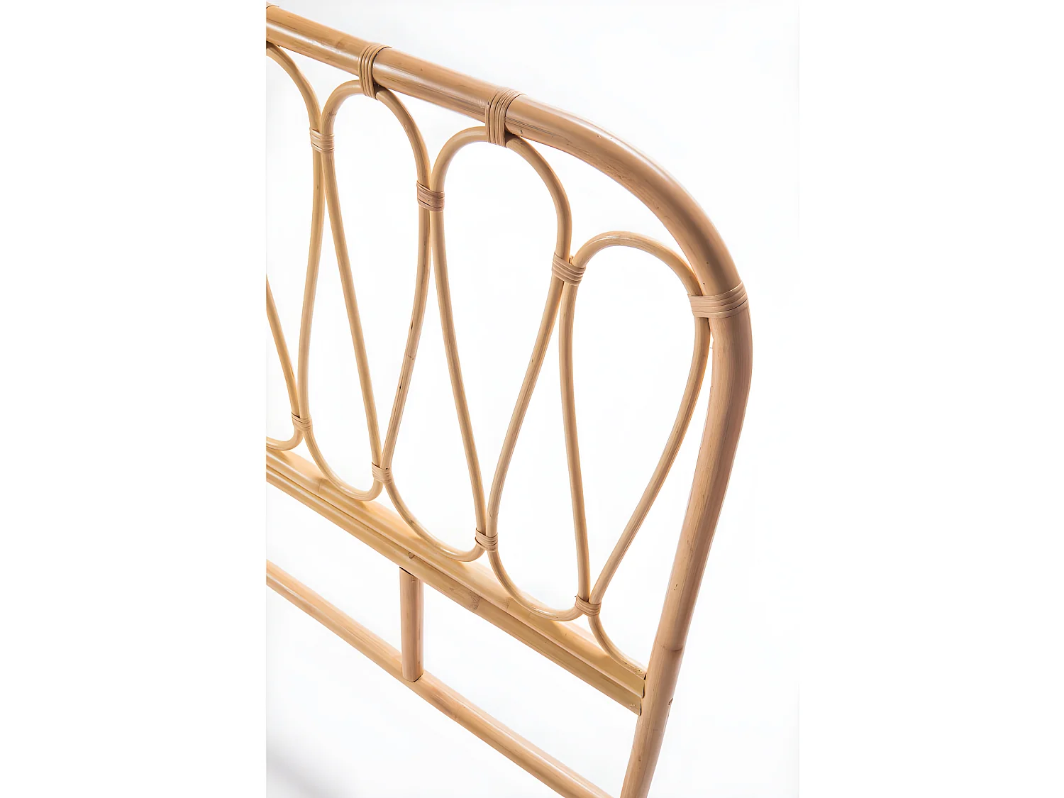 Atilan - Tête de lit en rotin 148cm - Naturel