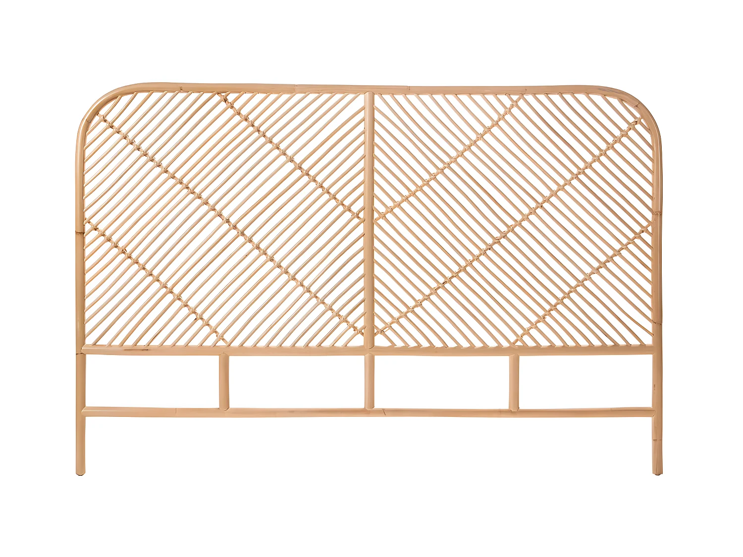 Kayan - Tête de lit en rotin 188cm - Naturel