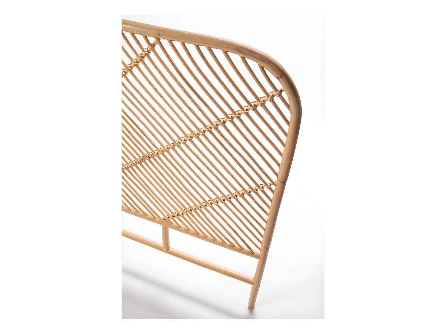 Kayan - Tête de lit en rotin 188cm - Naturel