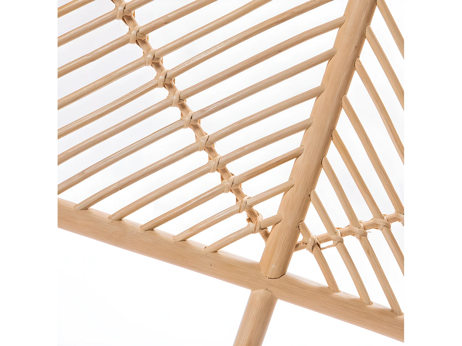 Kayan - Tête de lit en rotin 188cm - Naturel