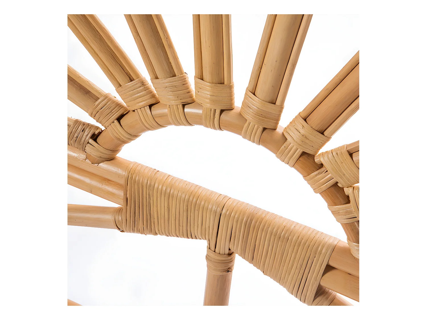 Singaraja - Tête de lit design en rotin 148cm - Naturel