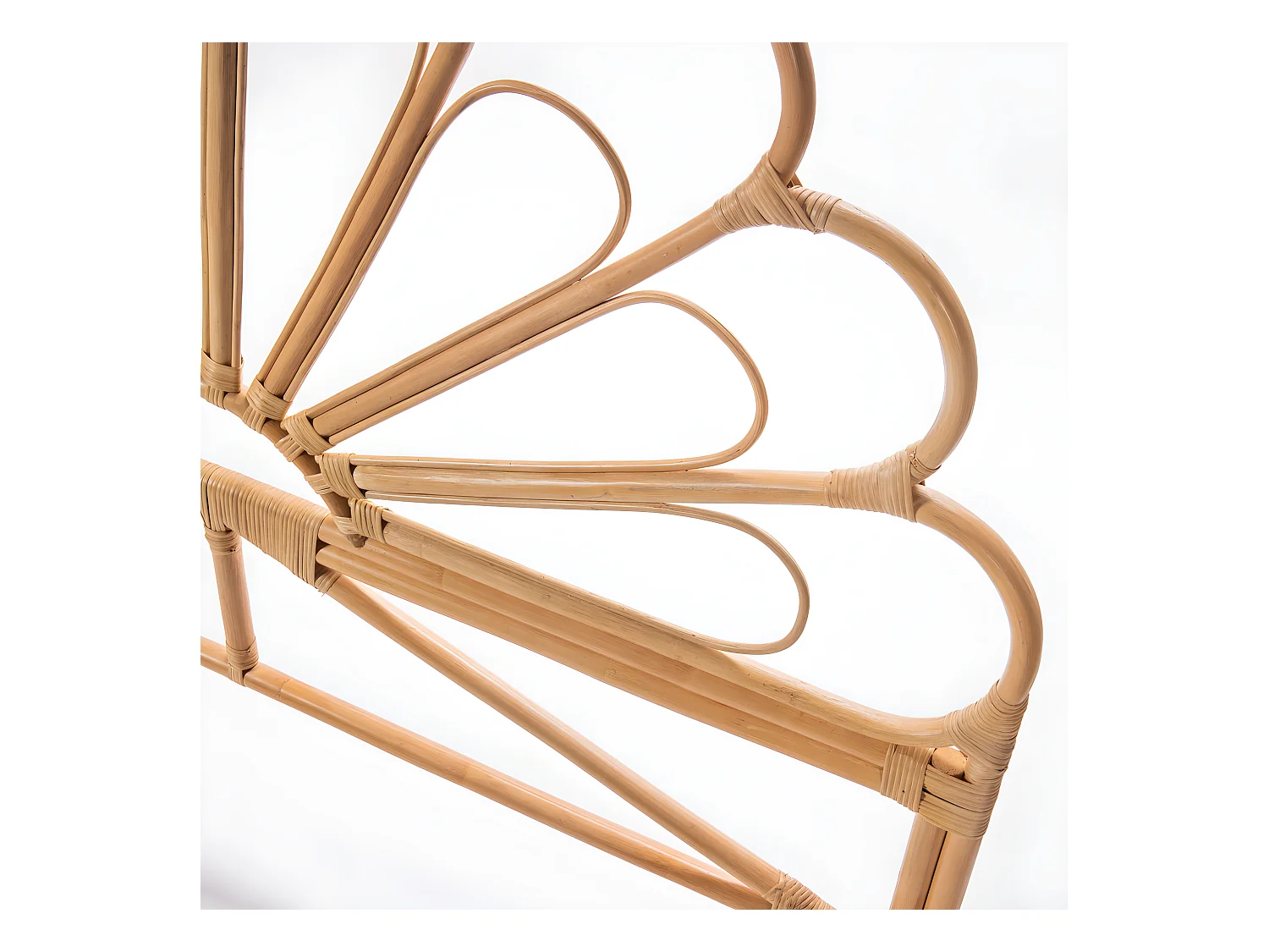 Singaraja - Tête de lit design en rotin 148cm - Naturel