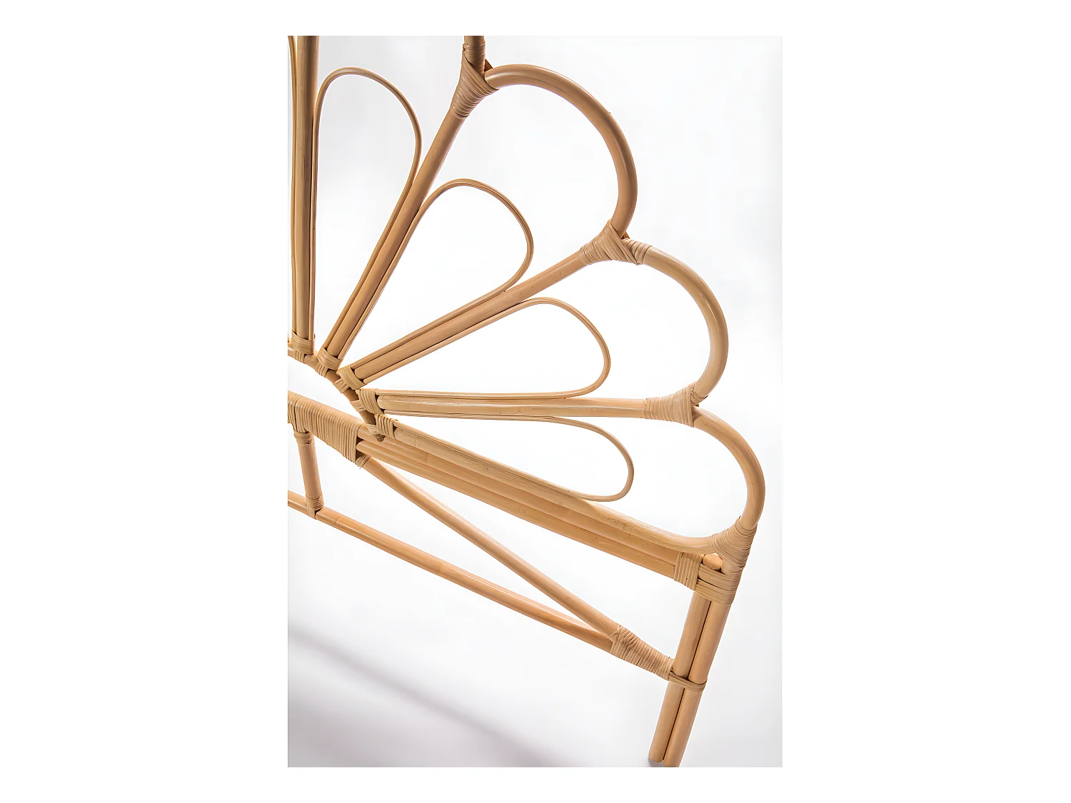 Singaraja - Tête de lit design en rotin 160cm - Naturel