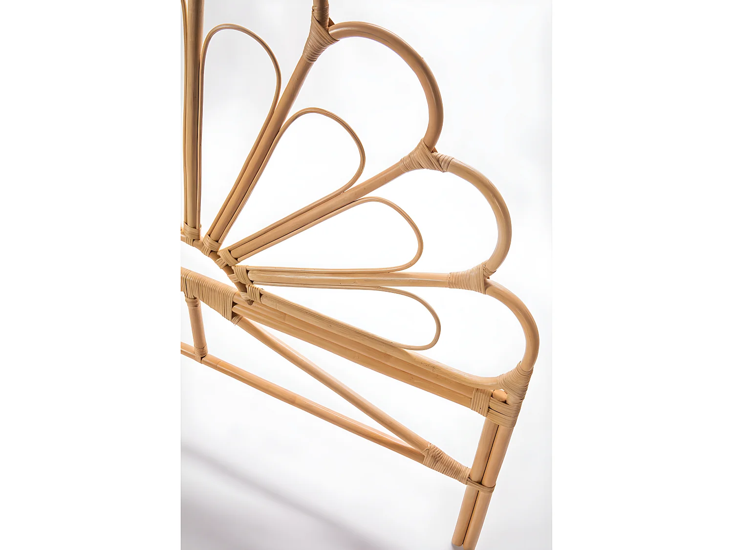 Singaraja - Tête de lit design en rotin 160cm - Naturel