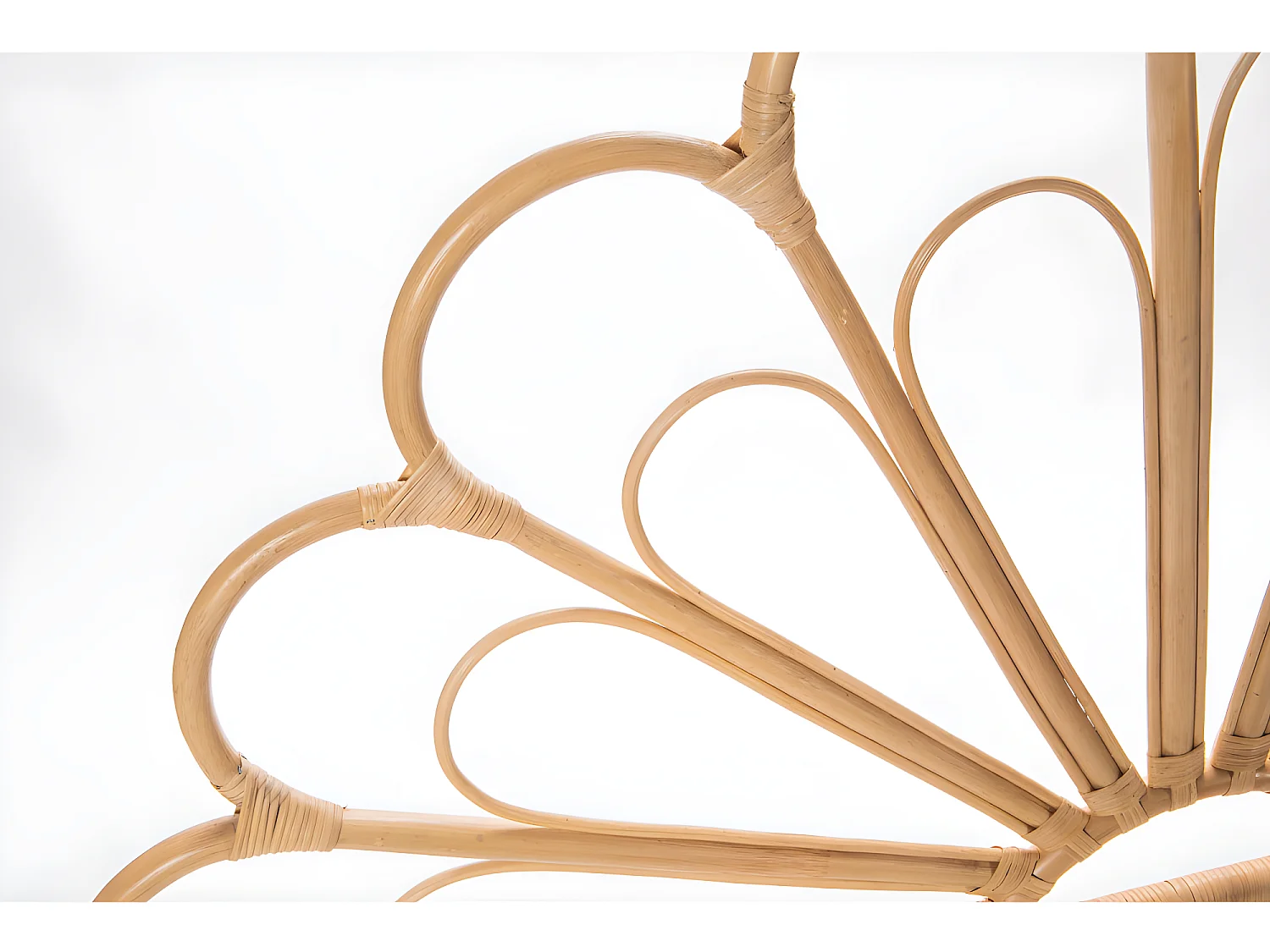 Singaraja - Tête de lit design en rotin 160cm - Naturel