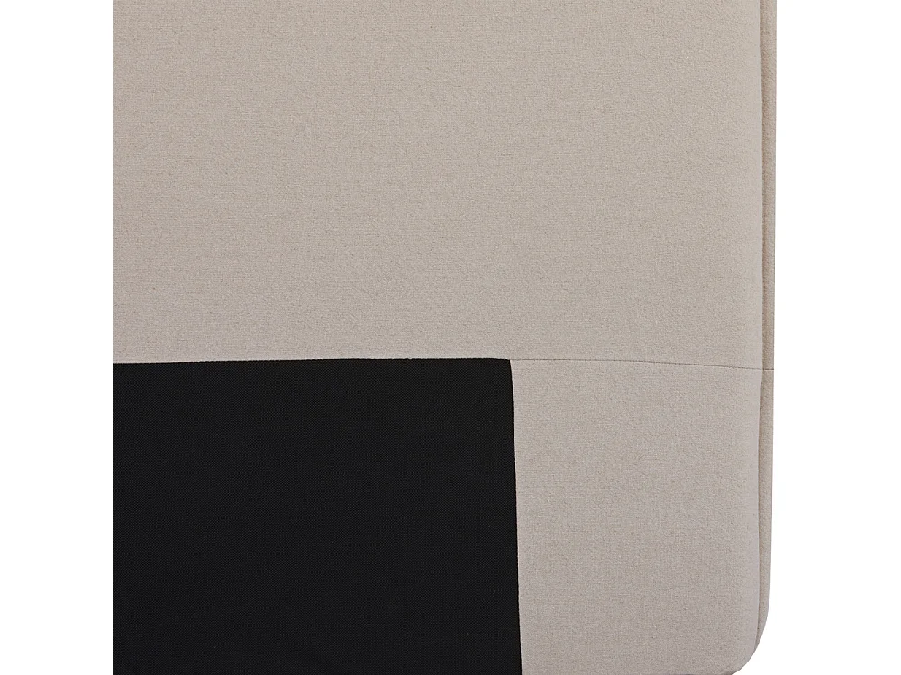 Macbeth - Tête de lit en coton et lin L150cm : Couleur - Naturel