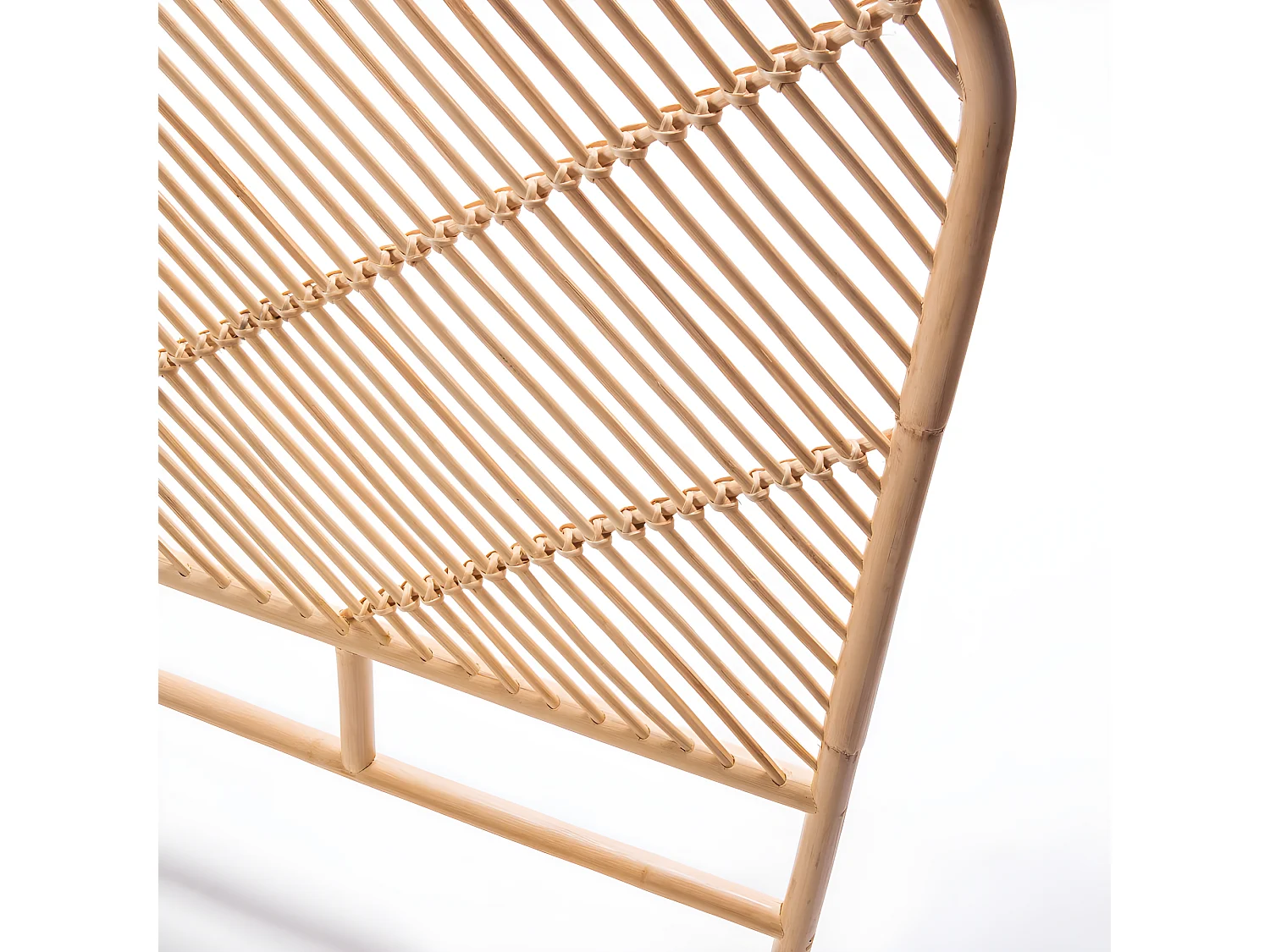 Kayan - Tête de lit en rotin 148cm - Naturel