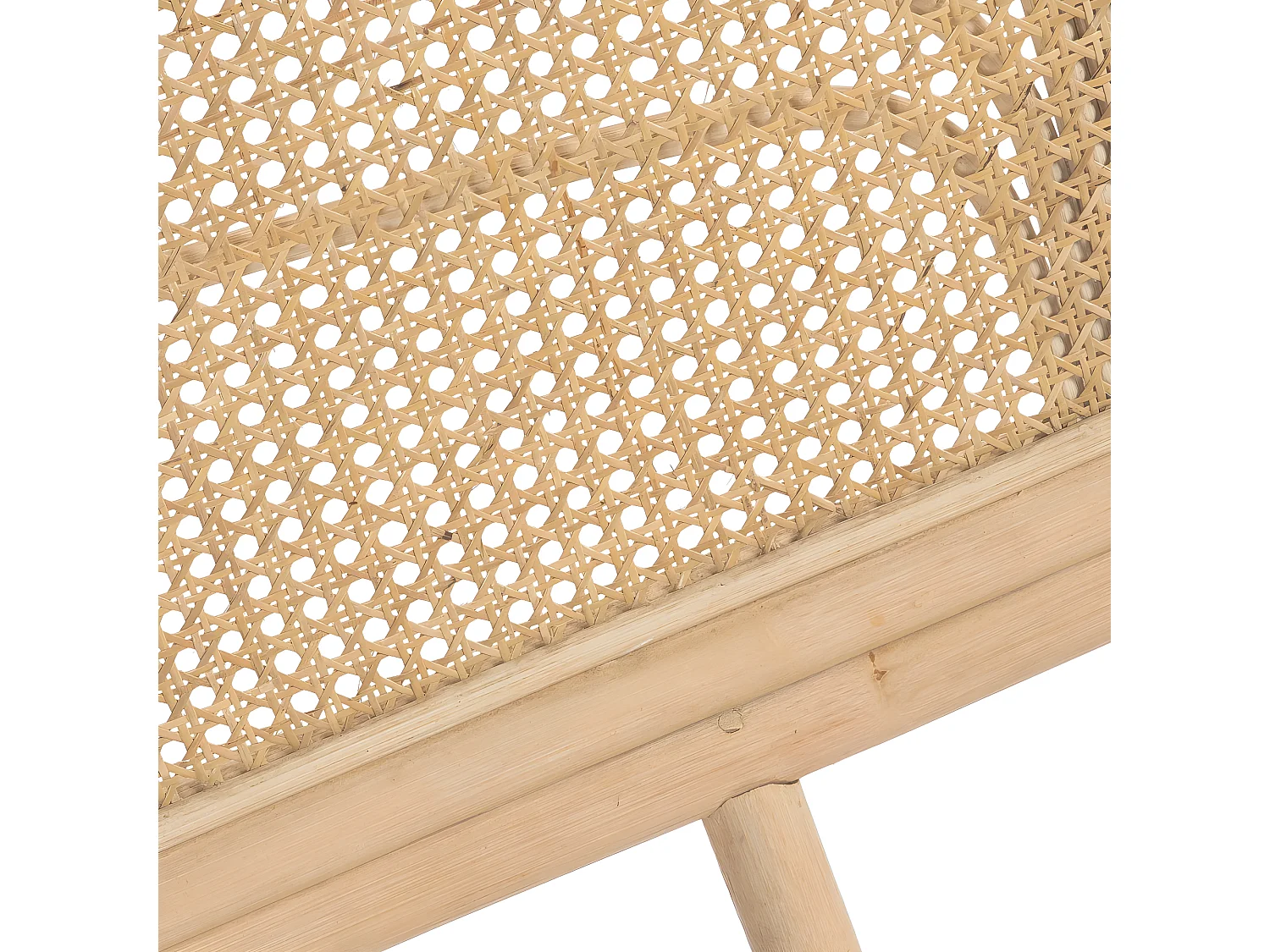 Nanasi - Tête de lit en cannage de rotin L188xH110cm - Couleur - Naturel