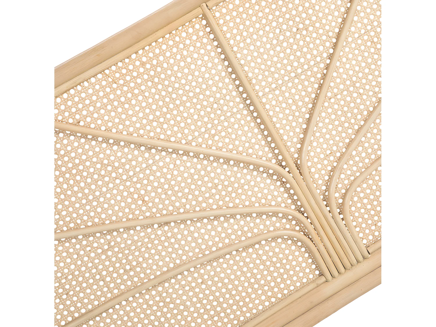 Nanasi - Tête de lit en cannage de rotin L188xH110cm - Couleur - Naturel