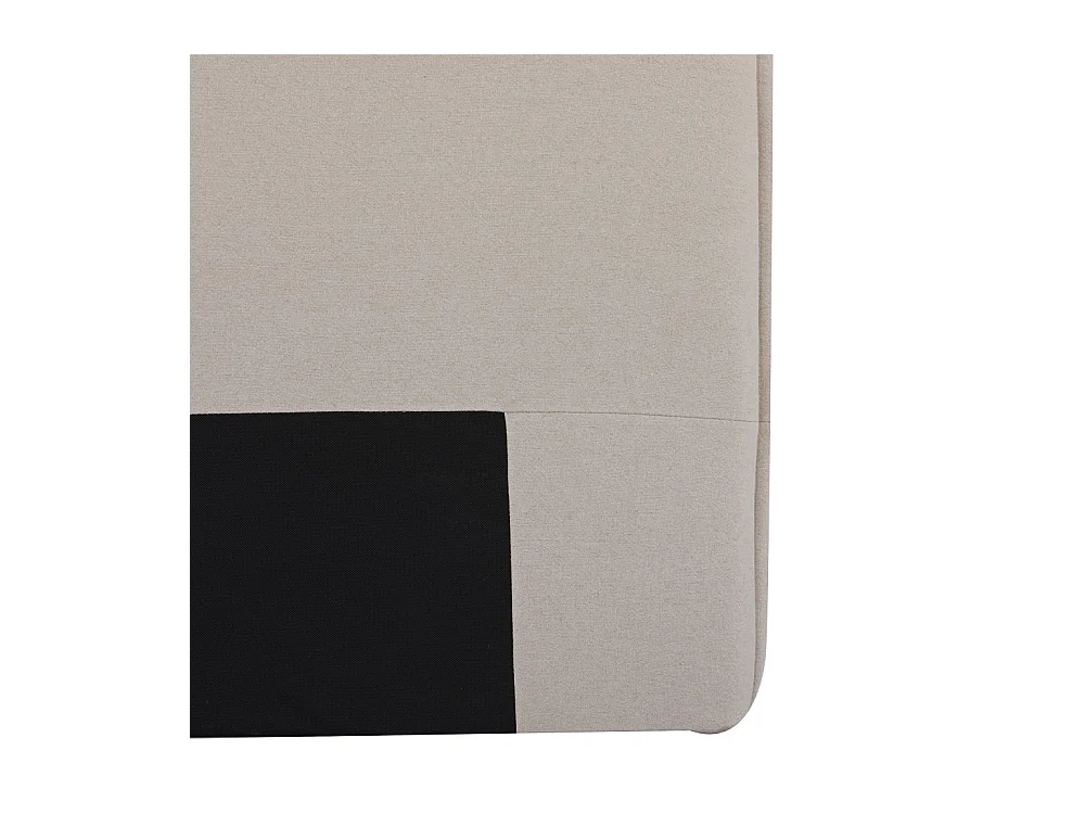 Macbeth - Tête de lit en coton et lin L170cm - Naturel