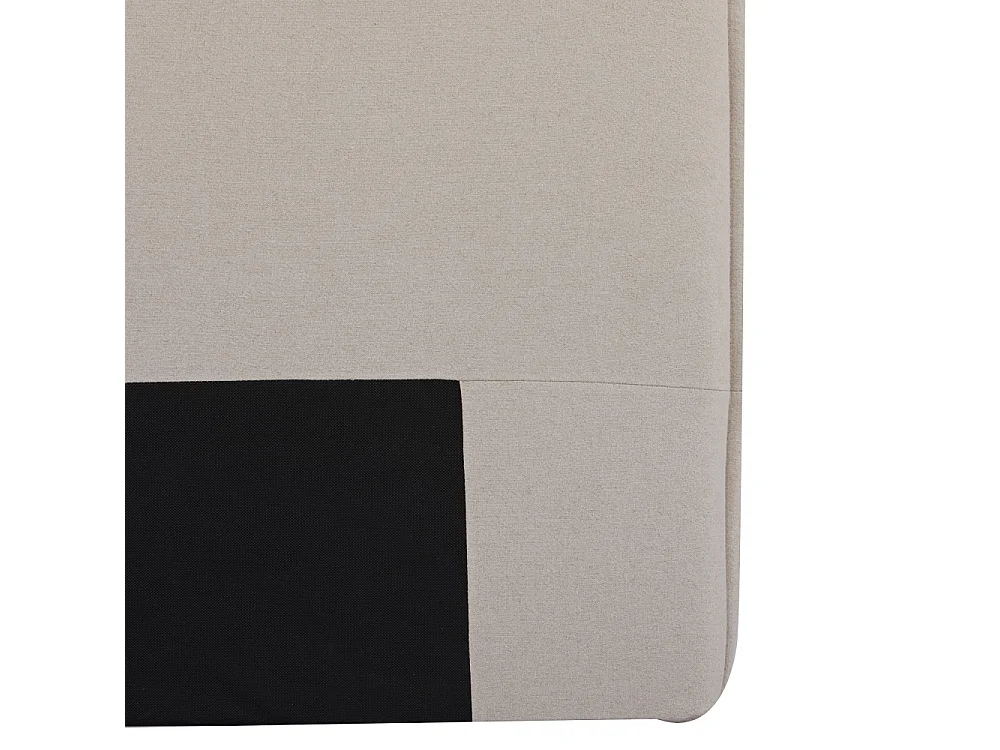 Macbeth - Tête de lit en coton et lin L170cm - Naturel