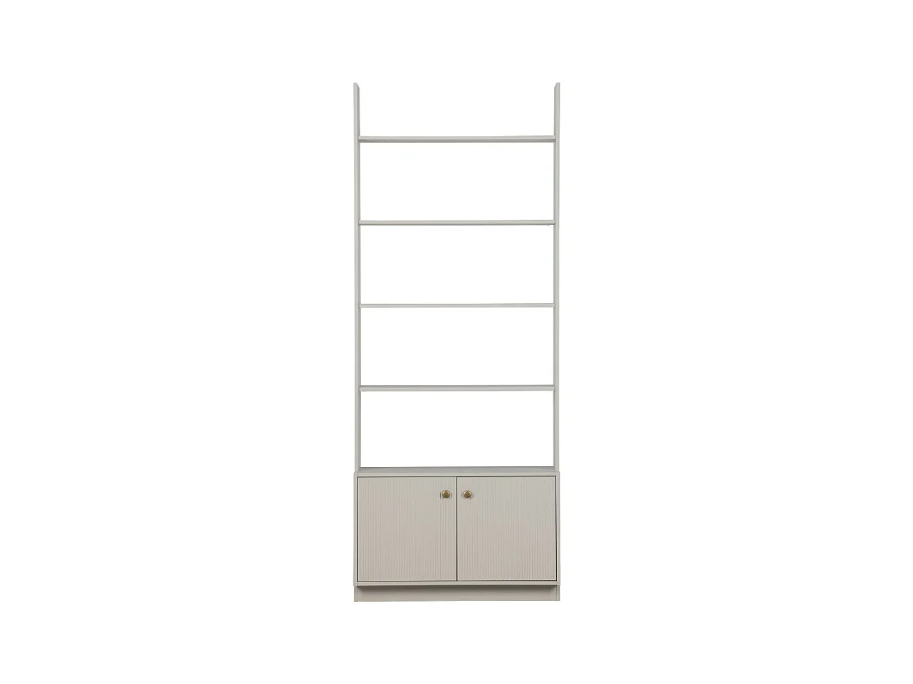 Madu - Bibliothèque en bois H200cm - Gris clair
