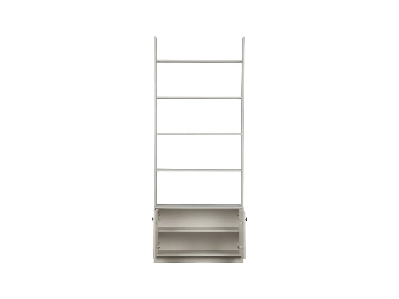 Madu - Bibliothèque en bois H200cm - Gris clair