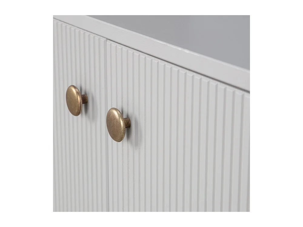 Madu - Bibliothèque en bois H200cm - Gris clair