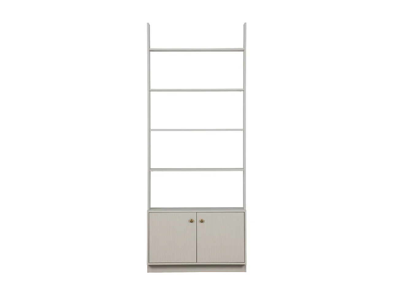 Madu - Bibliothèque en bois H200cm - Gris clair