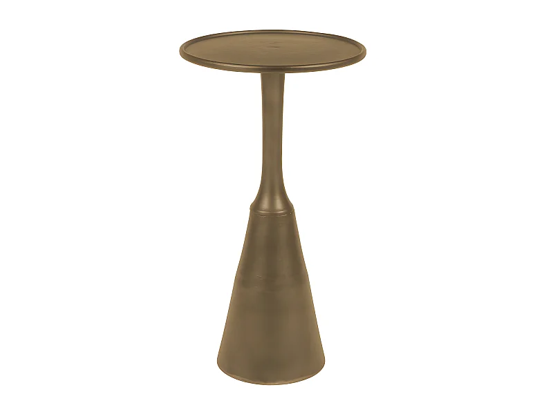 Noah - Table d'appoint ronde en métal ø35cm - Or