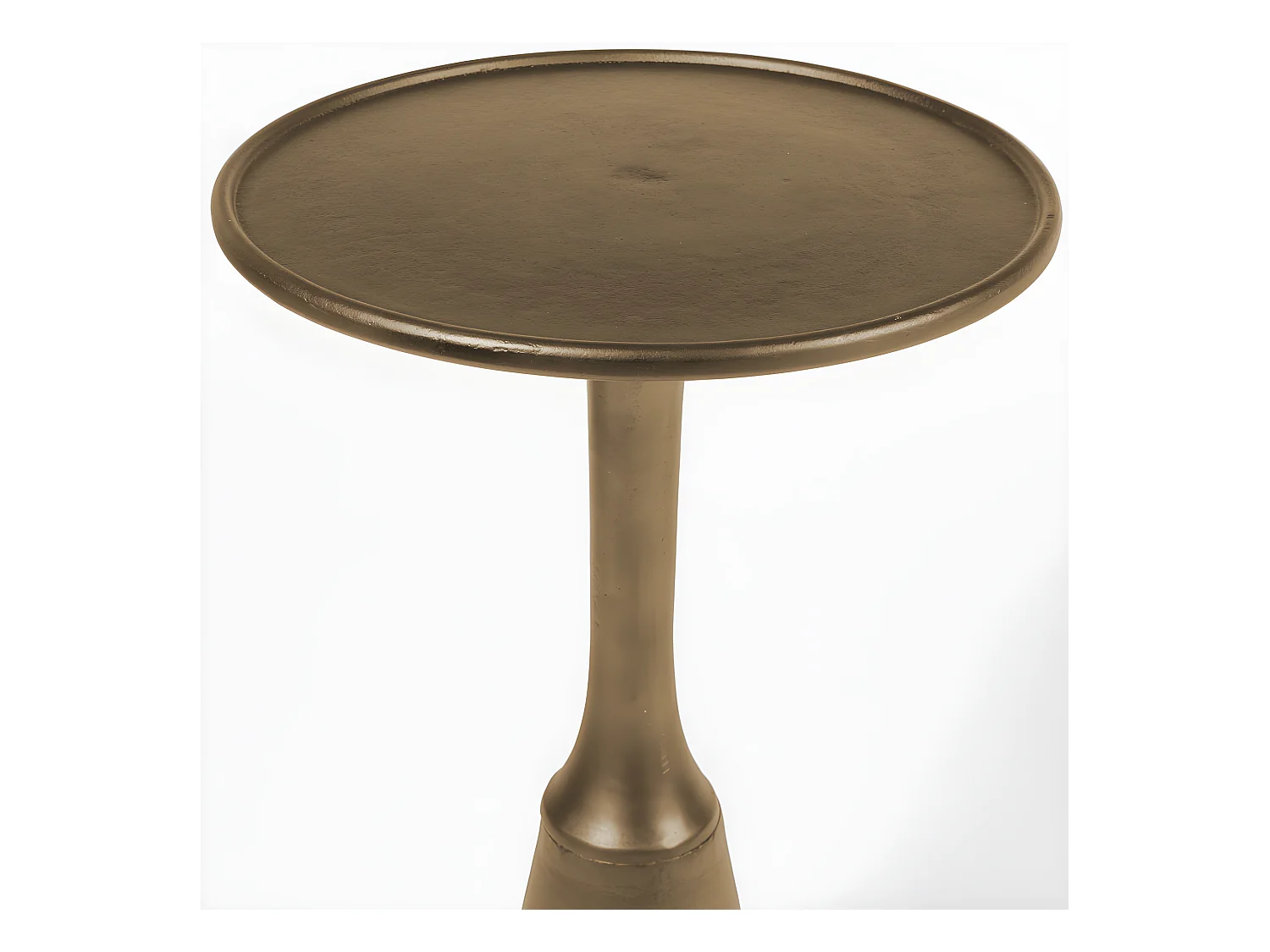 Noah - Table d'appoint ronde en métal ø35cm - Or