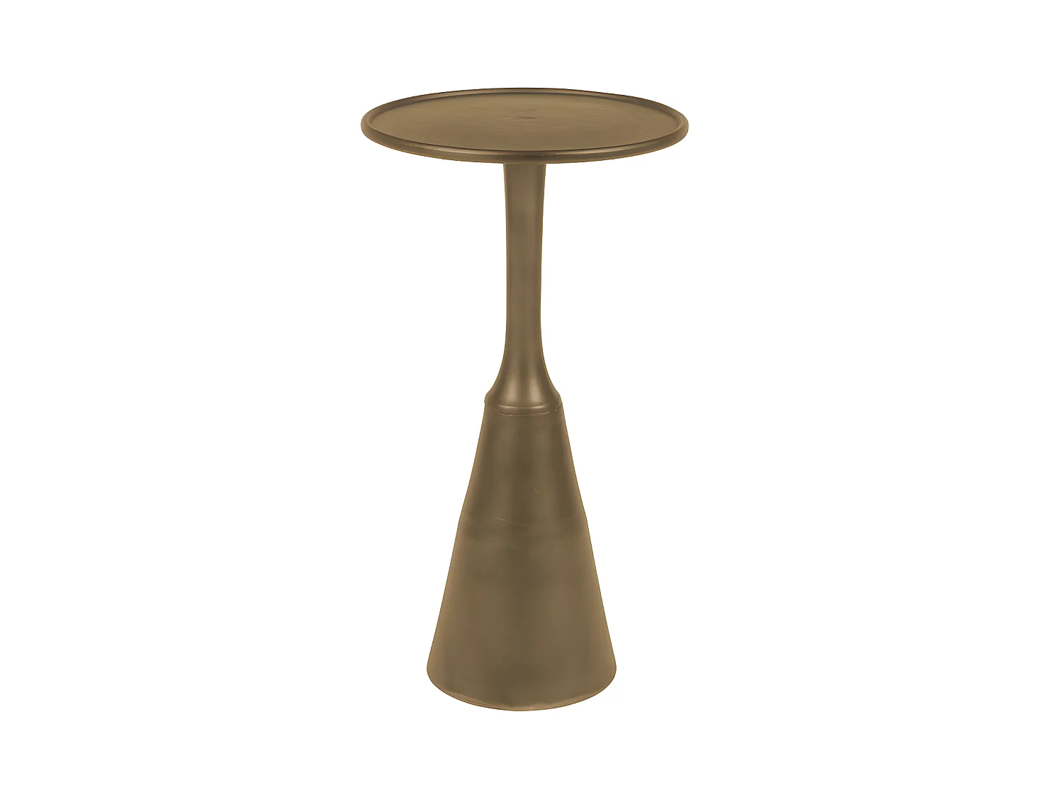 Noah - Table d'appoint ronde en métal ø35cm - Or