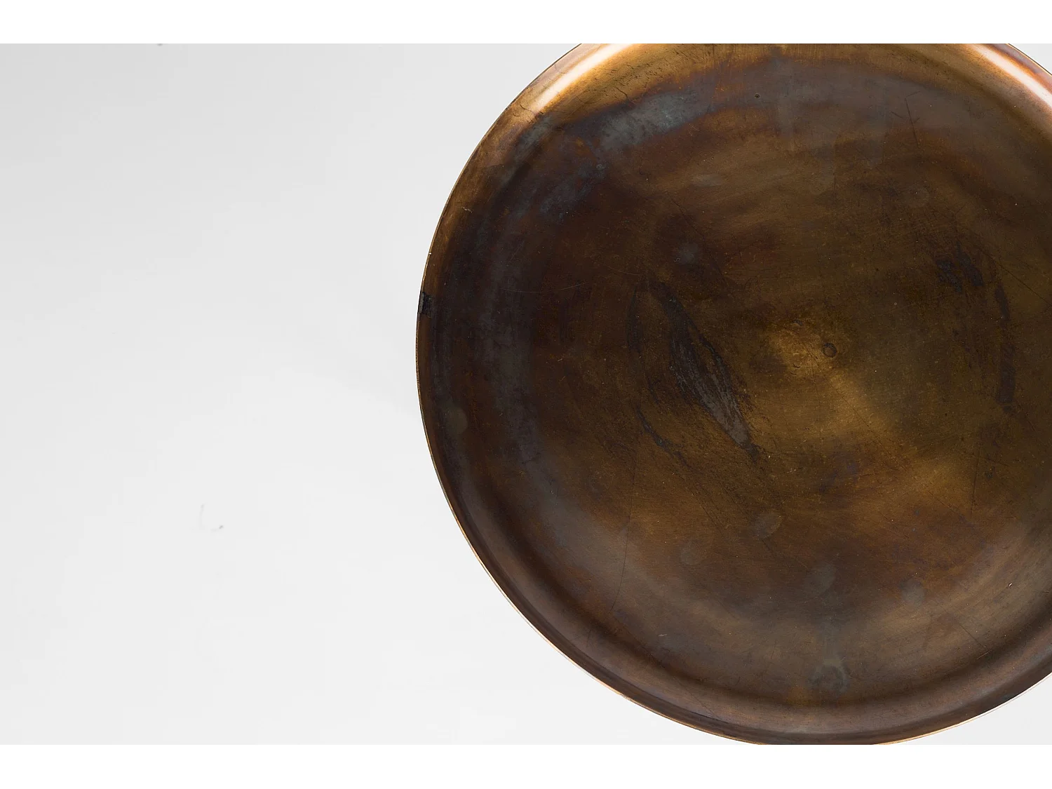 Frost - Table basse métal tripode - Cuivre