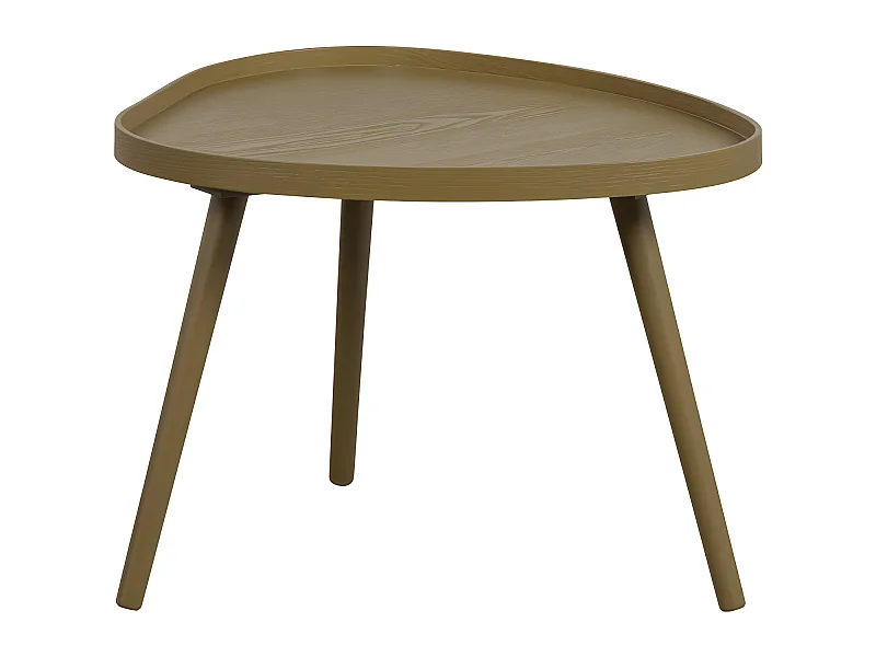Mae - Table basse de forme organique en bois 61x40cm - Bois