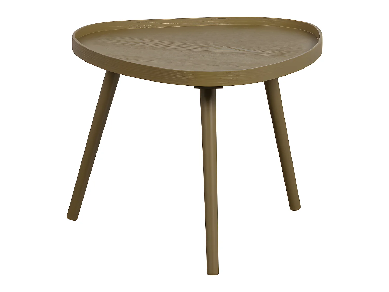 Mae - Table basse de forme organique en bois 61x40cm - Bois
