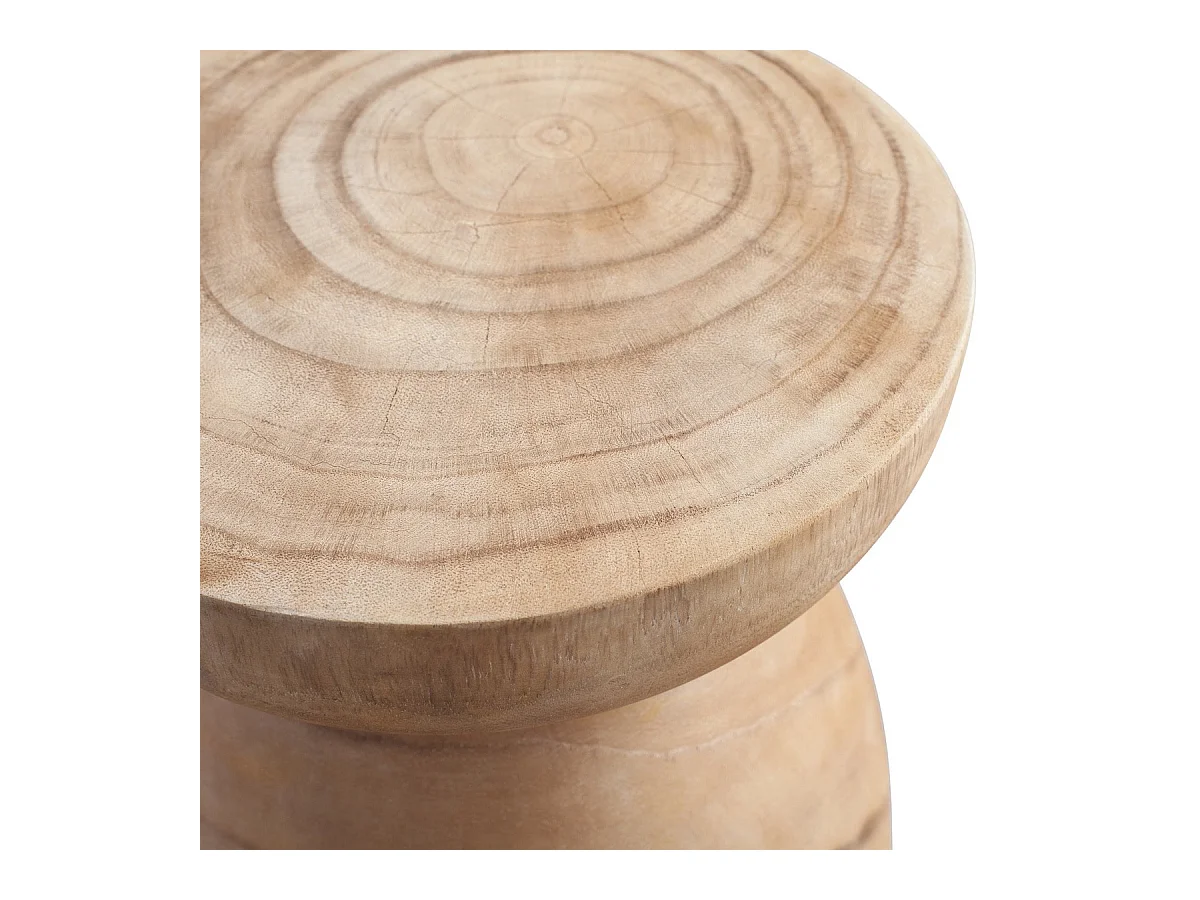BINK - Table d'appoint en bois de paulownia