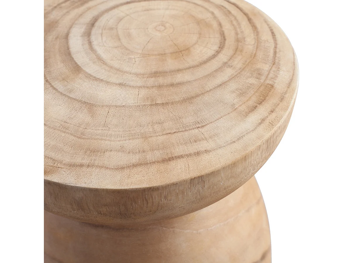 BINK - Table d'appoint en bois de paulownia