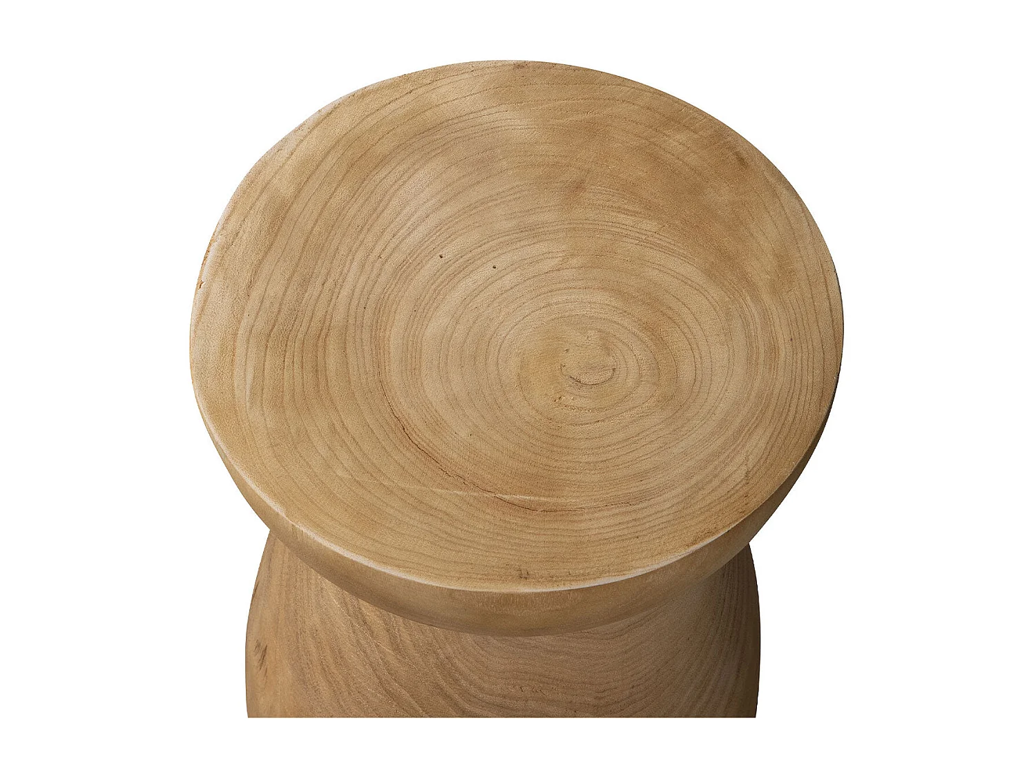 Bink - Table d'appoint en bois ø28cm - Naturel