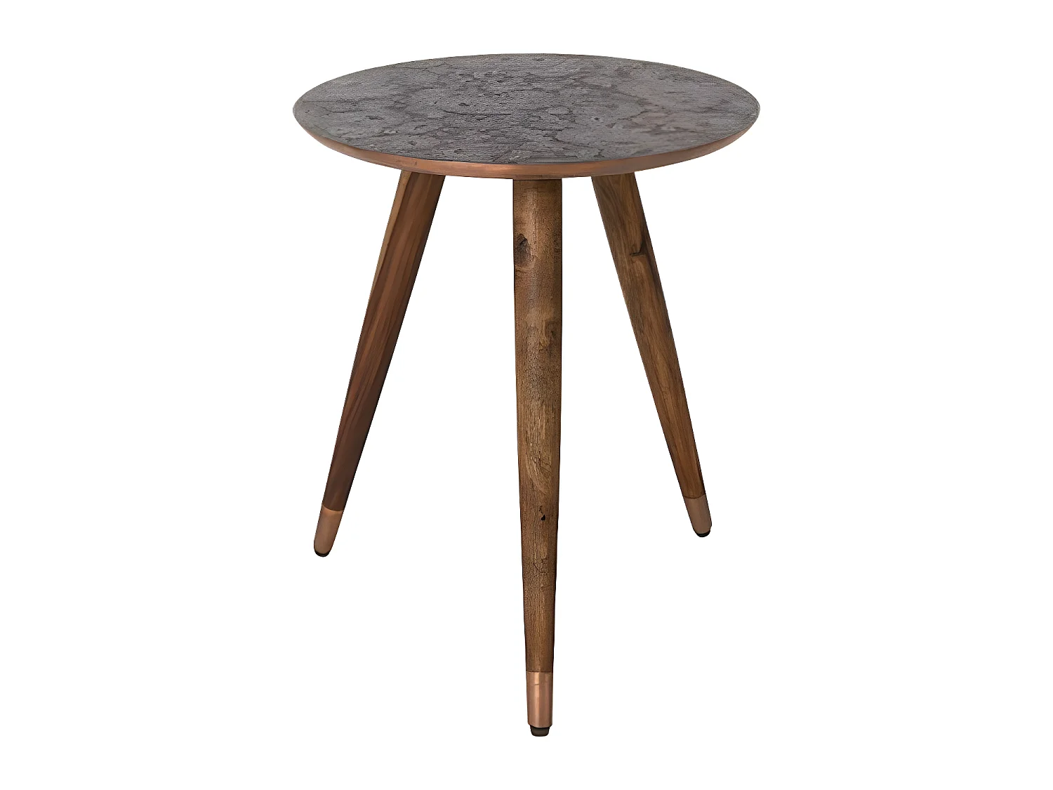 Bast - Table d'appoint vintage tripode - Couleur - Cuivre