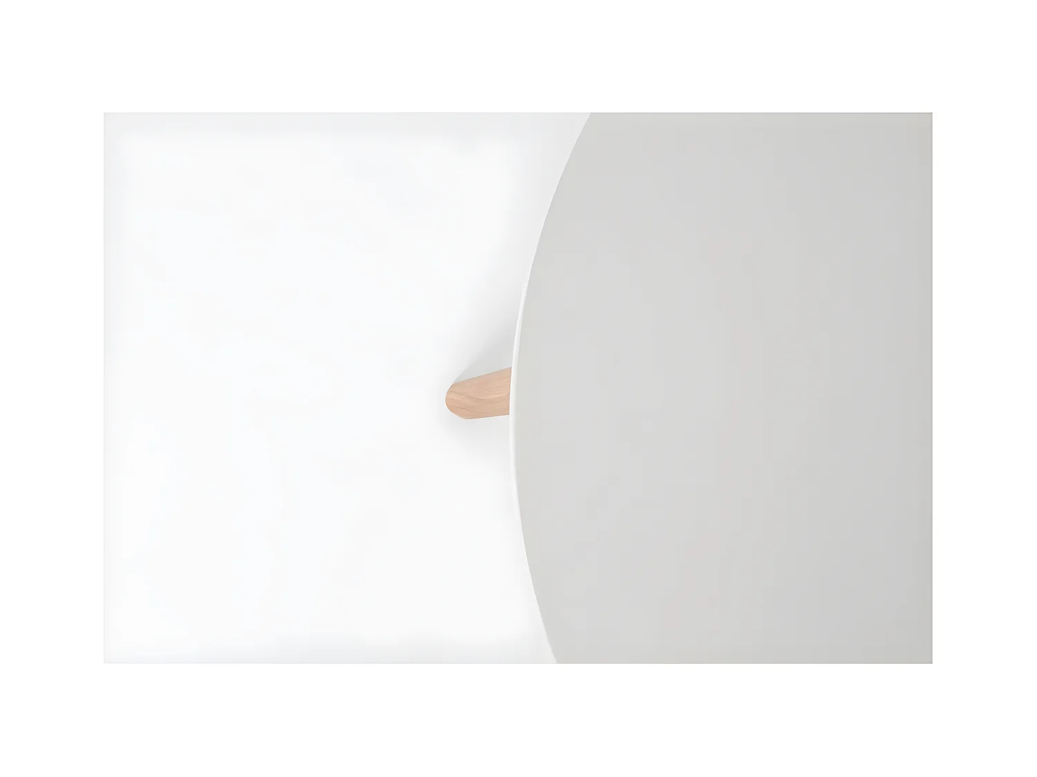 Bodine - 2 tables d'appoint scandinave - Blanc