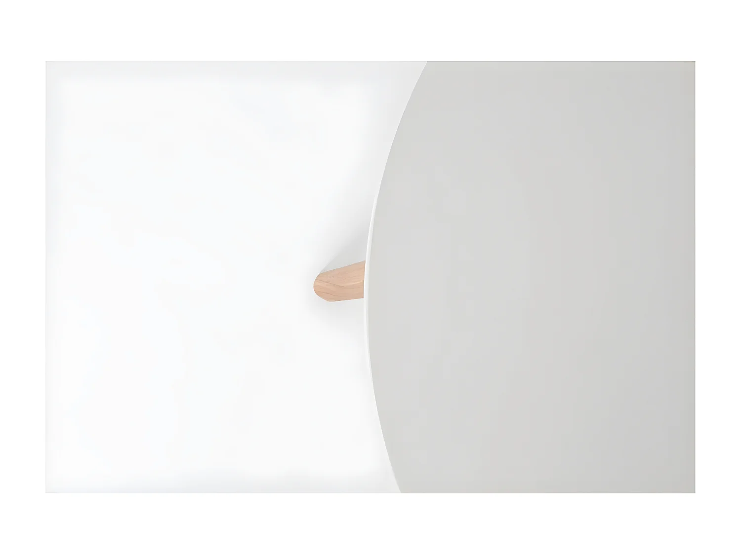 Bodine - 2 tables d'appoint scandinave - Blanc