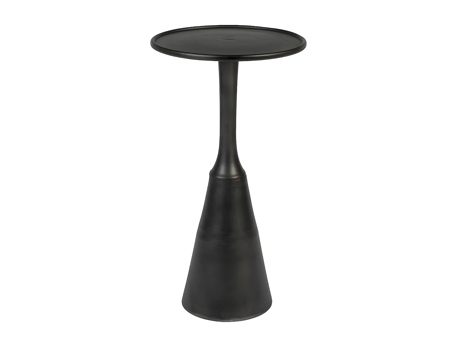 Noah - Table d'appoint ronde en métal ø35cm - Noir