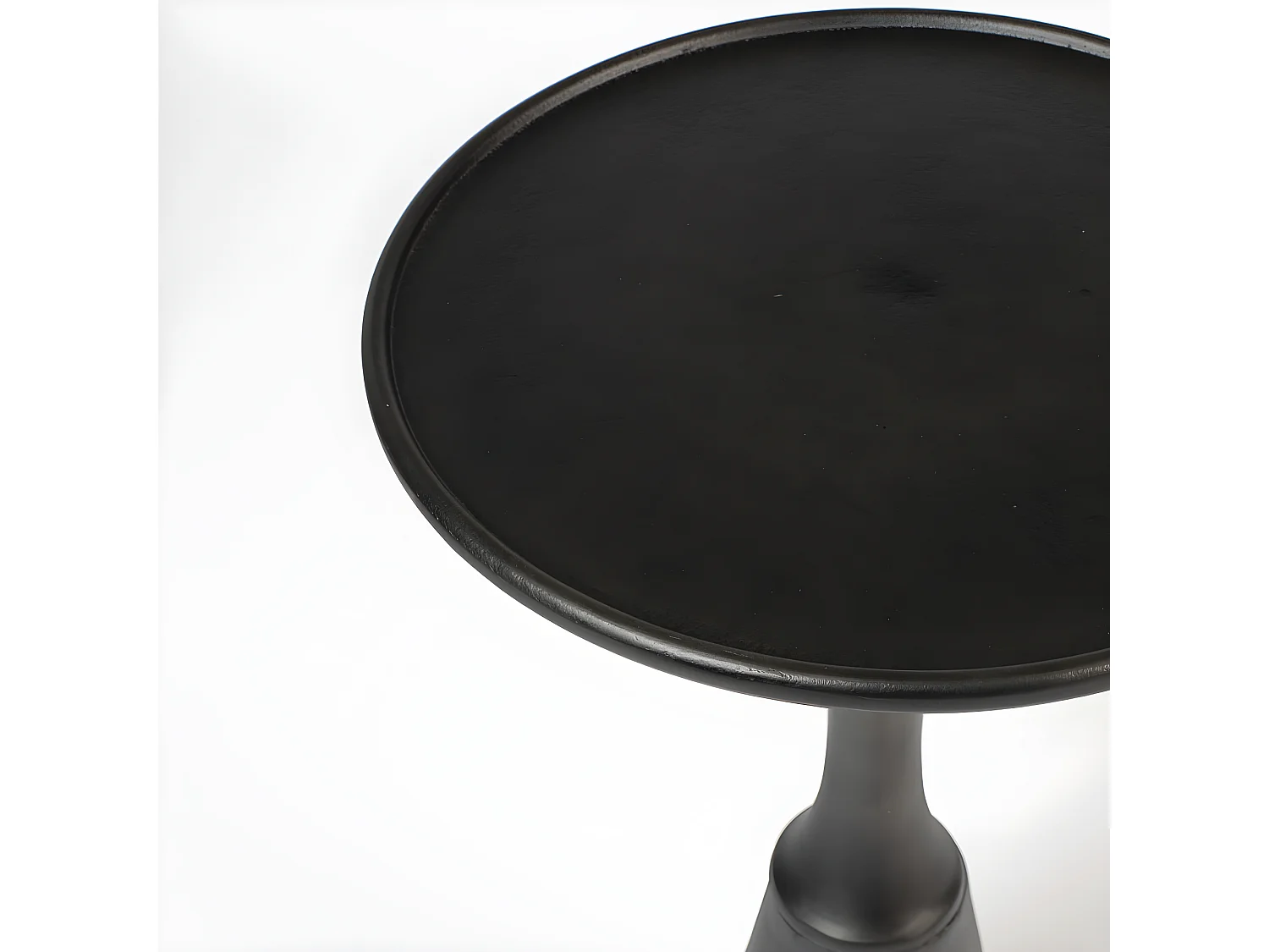 Noah - Table d'appoint ronde en métal ø35cm - Noir