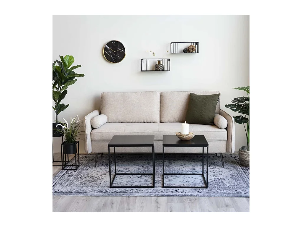 House Nordic Beistelltisch Avery Schwarz