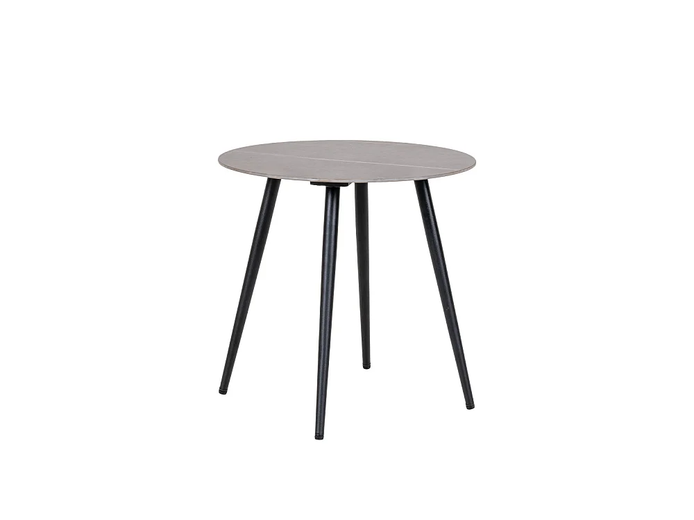 Lazio bijzettafel Ø45cm grijs.
