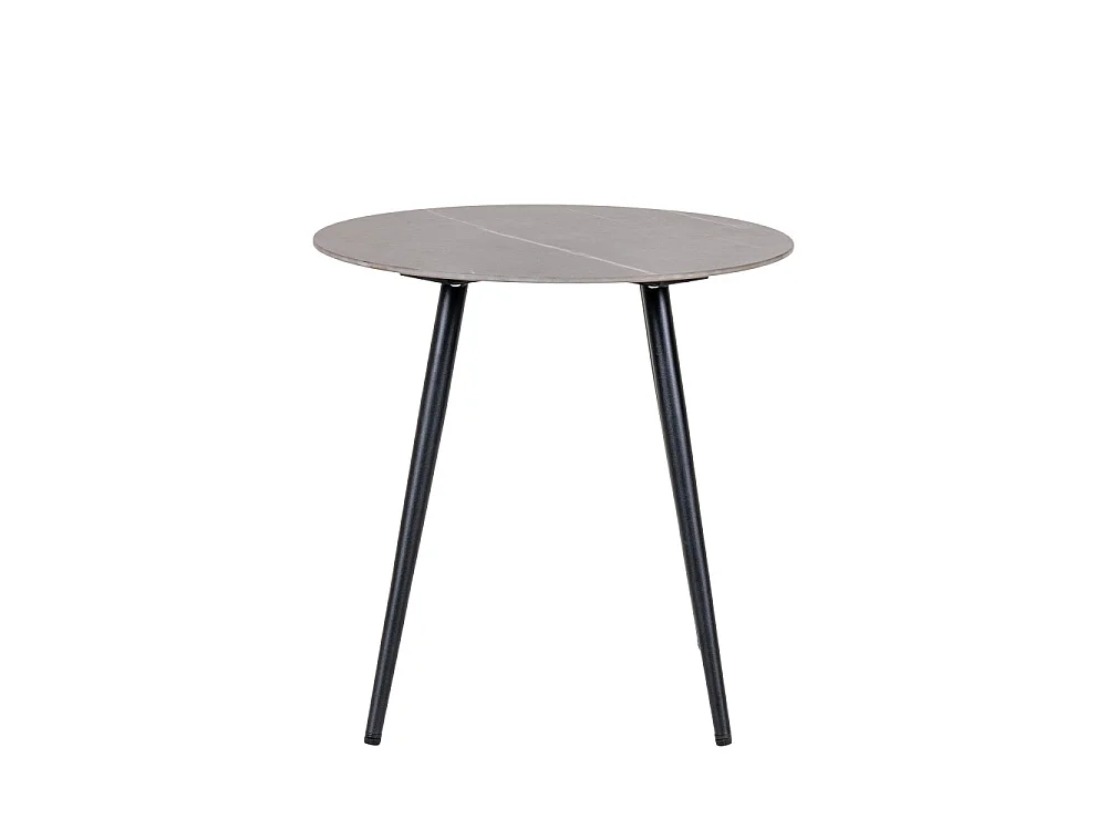 Lazio bijzettafel Ø45cm grijs.