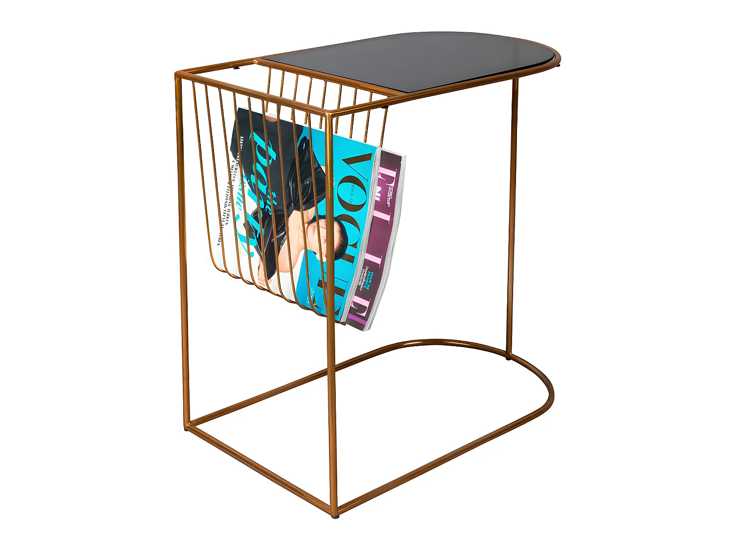 Eileen - Table d'appoint en métal - Laiton