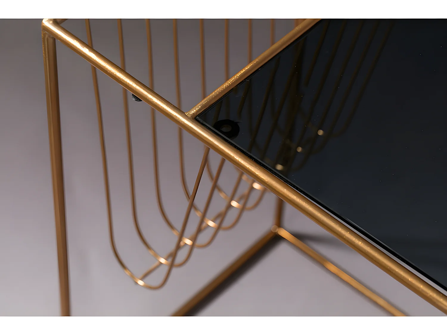 Eileen - Table d'appoint en métal - Laiton