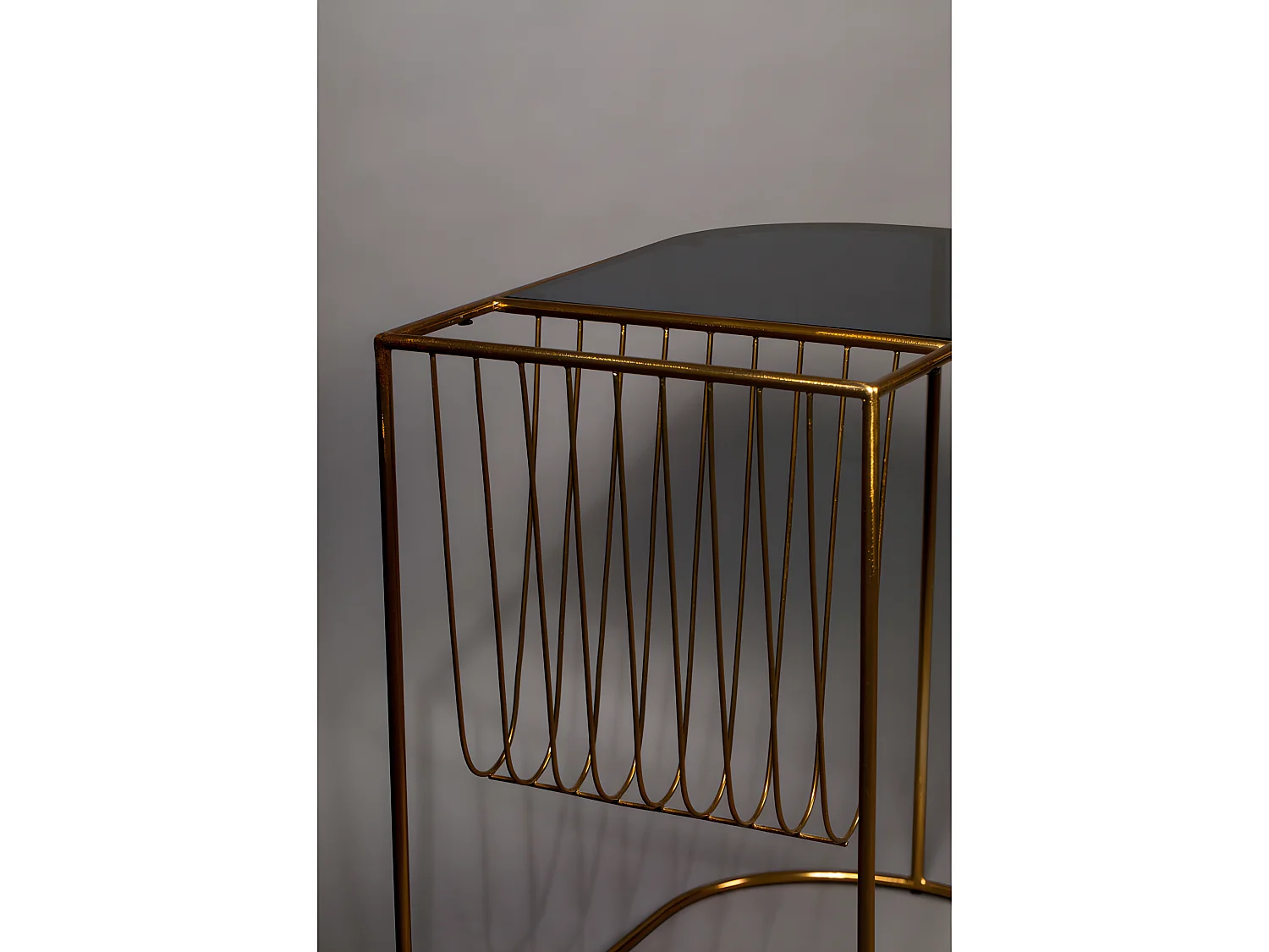 Eileen - Table d'appoint en métal - Laiton