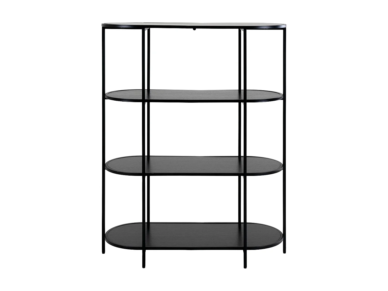 Vita Regal 4 Ablagen schwarz.