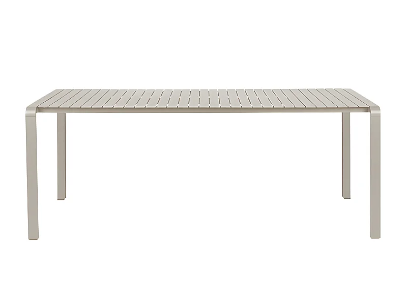 VONDEL - Table de jardin en métal 214x97cm