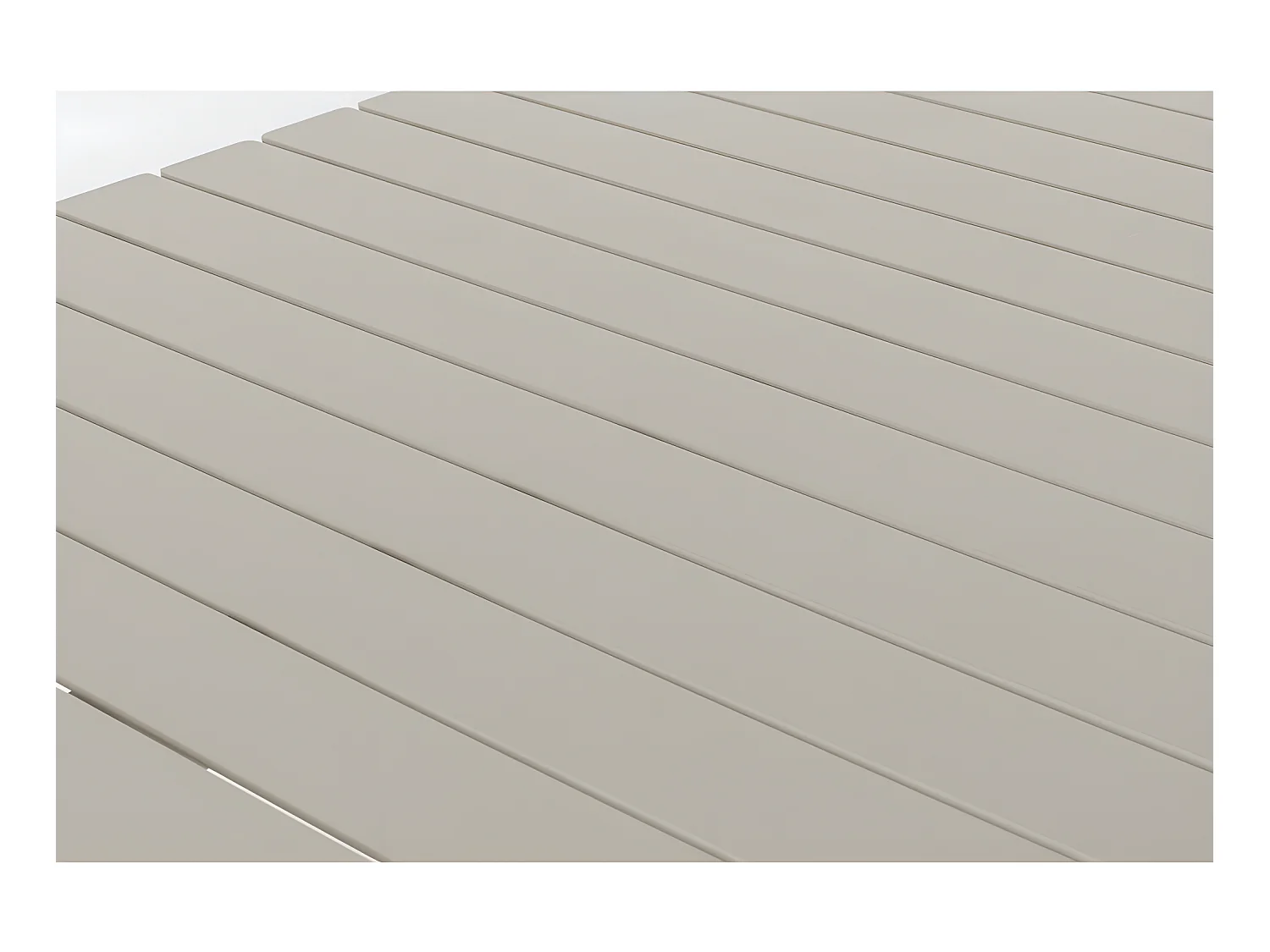 VONDEL - Table de jardin en métal 214x97cm