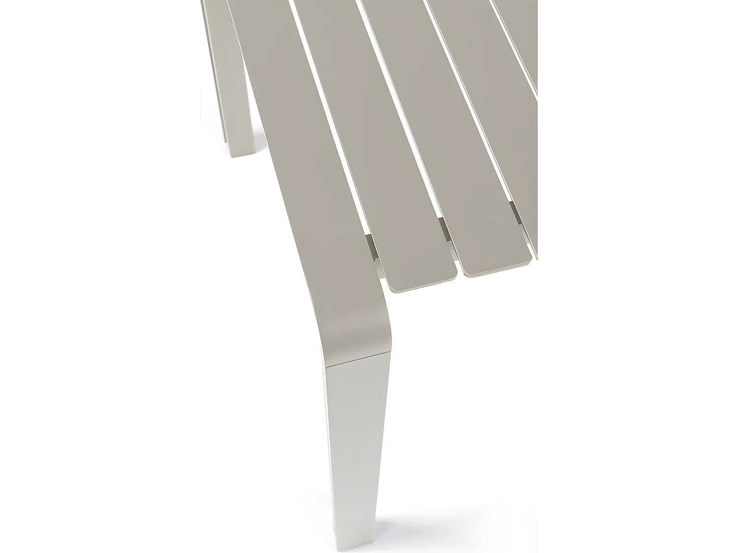 VONDEL - Table de jardin en métal 214x97cm